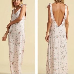 Nwt Billabong X Salty Blonde Floral Open Back Dress in size xs